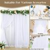 Multi-purpose Tulle Fabric Backdrop Multicolor Photography Background Drapes  Baby Shower
