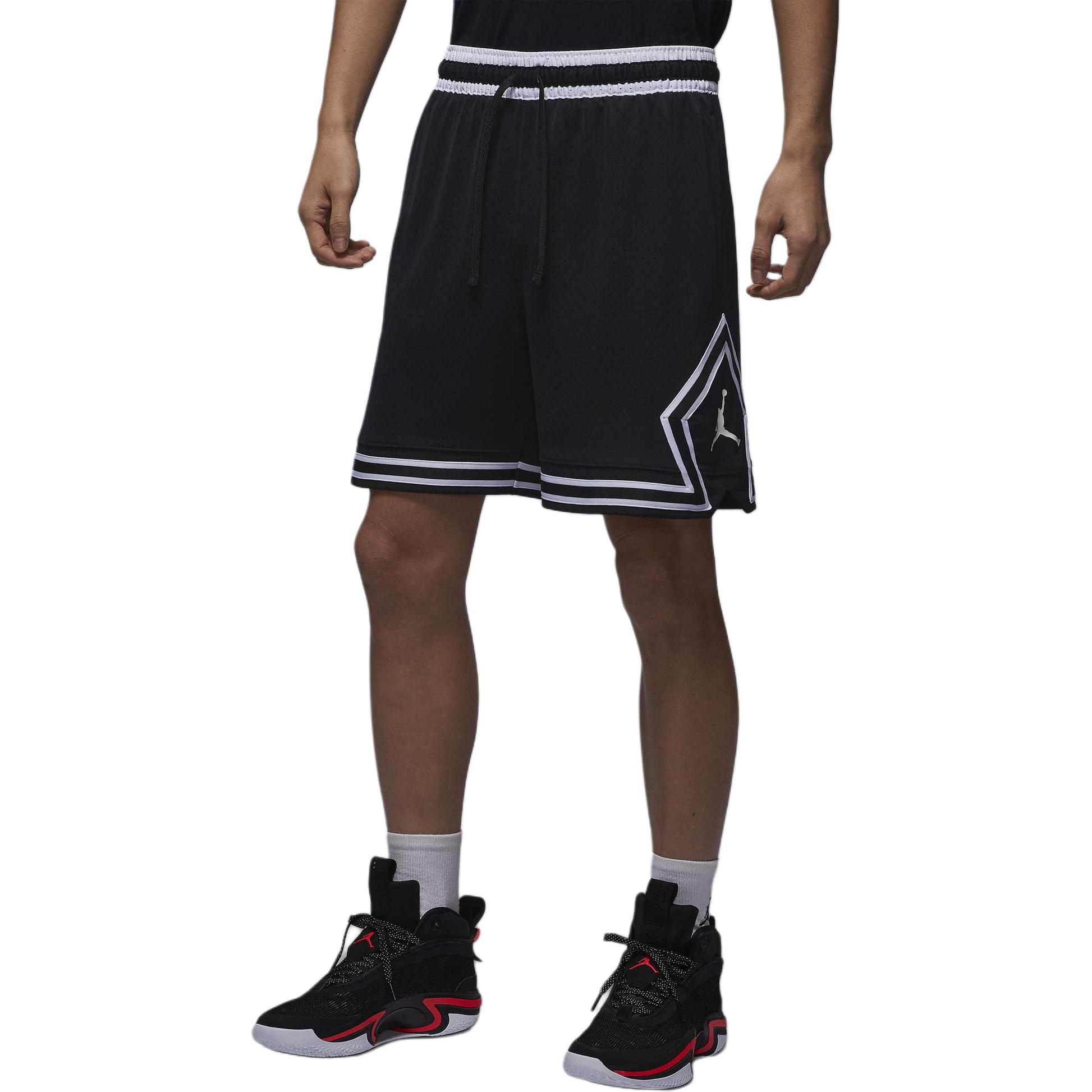 

Jordan Dri-FIT Diamond Fashion Comfortable Versatile Quick-Dry Breathable Casual Shorts Men shorts Black HF9911010 S