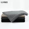 Men's cashmere scarf business fashion trend light 2025 knitted cashmere scarf autumn and winter warm long scarf