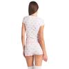 Skims Womens/Ladies Hearts Pointelle Top & Shorts Set