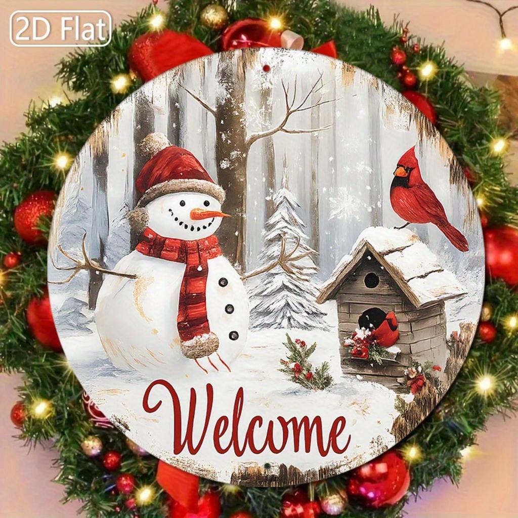 2D Flat Metal Wall Sign Decor