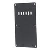 Plastic Material Guitar Back Plate Black Color 6 Hole Cover Plate  For Electric Guitar