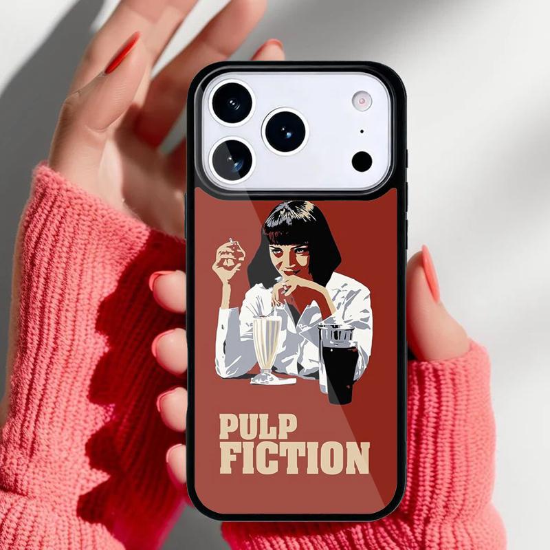 Movie Pulp Fiction Phone Case for iPhone 17 Air 16e 15 14 13 Pro Max Back Cover for 12 11 Pro Coque