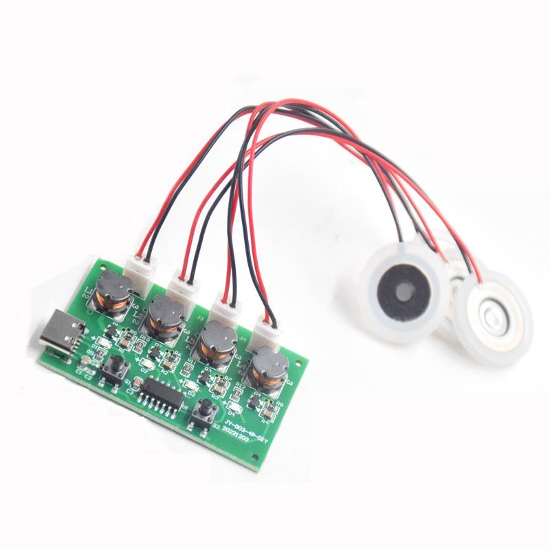 DIY 5V USB Humidifier Kit: Mini Circuit Board, Spray Module, Sensor, Power Supply