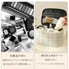 Cosmetic Pouch Large Capacity Makeup Partition Pockets Bag Wide Opening Storage Popular Stylish Handbag Multifunctional Business Trips Travel Use