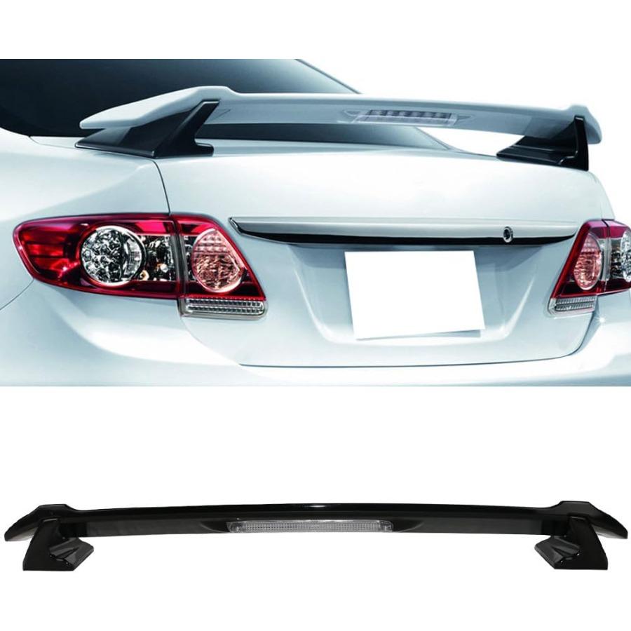 

PrePainted Trunk Spoiler Compatible with 20092013 Toyota Corolla ABS Painted Gloss Black Trunk Boot Lip Spoiler Wing Deck Lid f United States