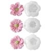 Flower Silicone Fondant Molds Multipurpose Silicone Mould Baking Tool for Making Candle Soap Chocolate Cake Decoration