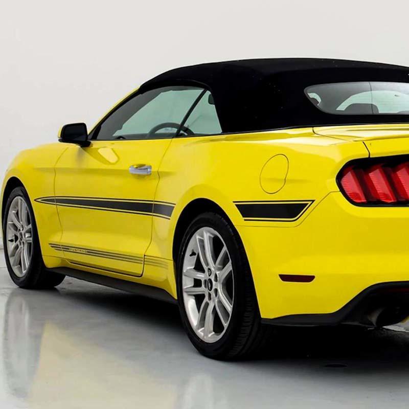  ABS Door Handle Decoration Cover Sticker Fit For Ford Mustang 2015-2023 Exterior Accessories