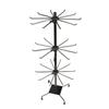 3-Tier Rotating Earrings Rack Display Stand Jewelry Organizer Home Decoration Jewelry Storage Rack
