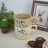 Cute Coffee Cup Cartoon Ceramic Mug Student Breakfast Milk Cup Dormitory Water Cup Best Friend Couple Water Cup