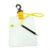 Dive Writing Slate Underwater Board Divers with Clip and Pencil Compact Handwriting