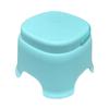 Adorable non-slip plastic stool for kids' bath and shoe changing - durable, portable, and waterproof.
