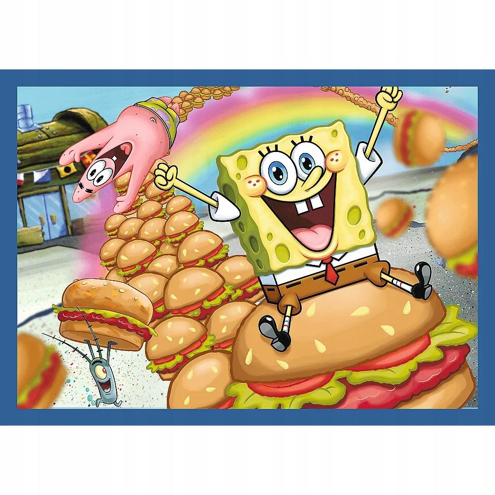 Puzzle 4W1 Podwodne Życie Spongeboba 34674