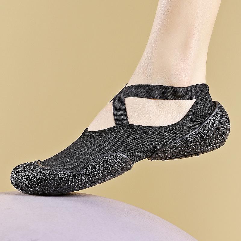 Gorensha Women's Shock-Absorbing Ballet Flats - Lightweight, Non-Slip Sole for Indoor Sports, Gym, Yoga, Aerobics