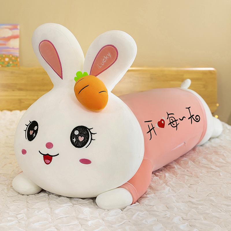 Super Cute Party Radish Rabbit Plush Toy Children Sleep with Throw Pillow To Give Girlfriend Birthday Gift Car Pillow