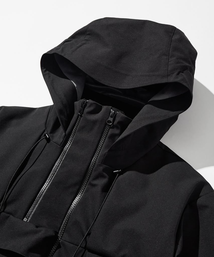 Kalapatthar 3 Layer Hard Shell Mid-Jacket - Black