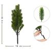 Red Berries Mini Christmas Tree Green Realistic Pine Needle Branches  Garden Decor