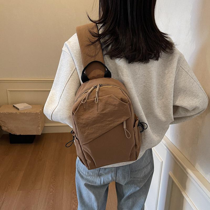 Japanese Simple Single Room Backpack Campus Junior High School Student Schoolbag New Large-capacity Short-distance Travel Bag