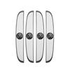 Twsqj4 2025 Hot 4Pcs Rubber Anti Collision Strip Car Door Rearview Mirror Protector Stickers For Mercedes Benz AMG GLC GLE W204 W205 W2