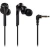Audio-Technica SOLID BASS In-Ear Headphones, Wired, Deep Bass, High-Resolution Audio Compatible, Black ATH-CKS770X BK