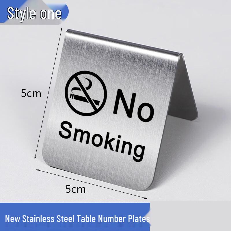 Stainless Steel Double-Sided Reserved Table Signs (2-Pack)