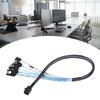 MiniSAS Host SFF-8643 zu 4SATA Backplane-Kabel, 0,5 m mit Sideband für verbesserte Datenintegrität