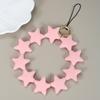 Cute Cartoon Star Pendant Keychain Silicone Colorful Stars Woman Key Chain For  Men Women Bag Charm Accessories Gifts