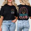 Überstimulierter Mama Club Druck Damen T-Shirts Lustige Mama T-Shirts für Frauen Lässiges Grafikdesign Pullover T-Shirt Kurzarm