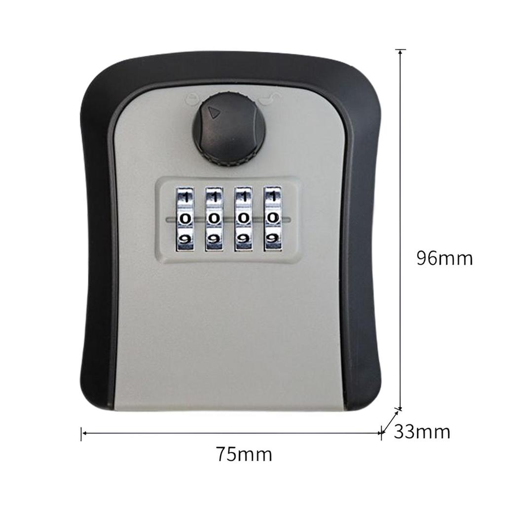 Portable Key Storage Lock Box Password Key Storage Case Combination Lock Box 4
