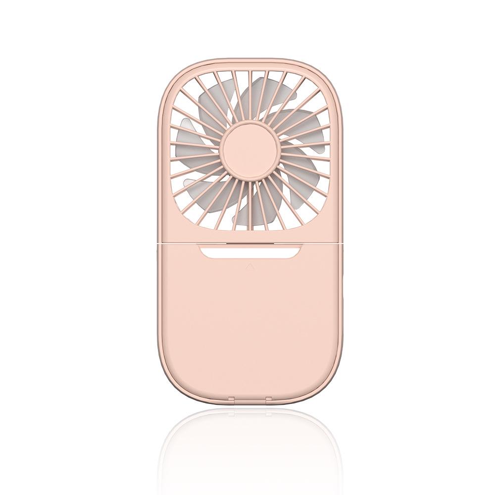 Portable Multifunctional Mini Fan: Three Speeds, Neck-Hanging, Foldable, Rechargeable, Desktop & Handheld Use