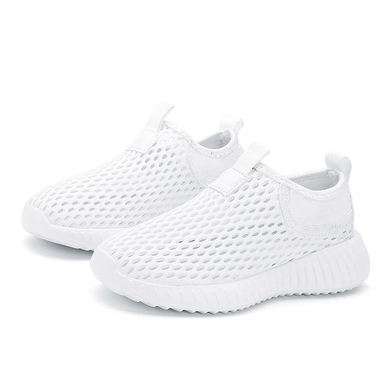 Classmates children's shoes summer new boys and girls mesh breathable middle and old children one pedal single mesh hollow sports shoes