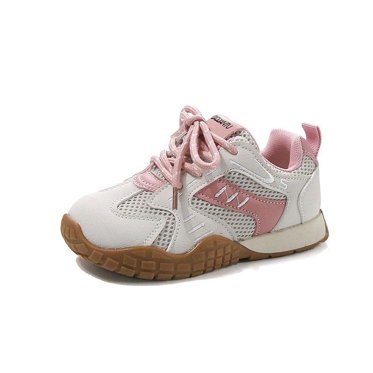 

Boys shoes 2025 spring new children s sports running shoes boys non-slip handsome older children s Agande training shoes 37 розовый