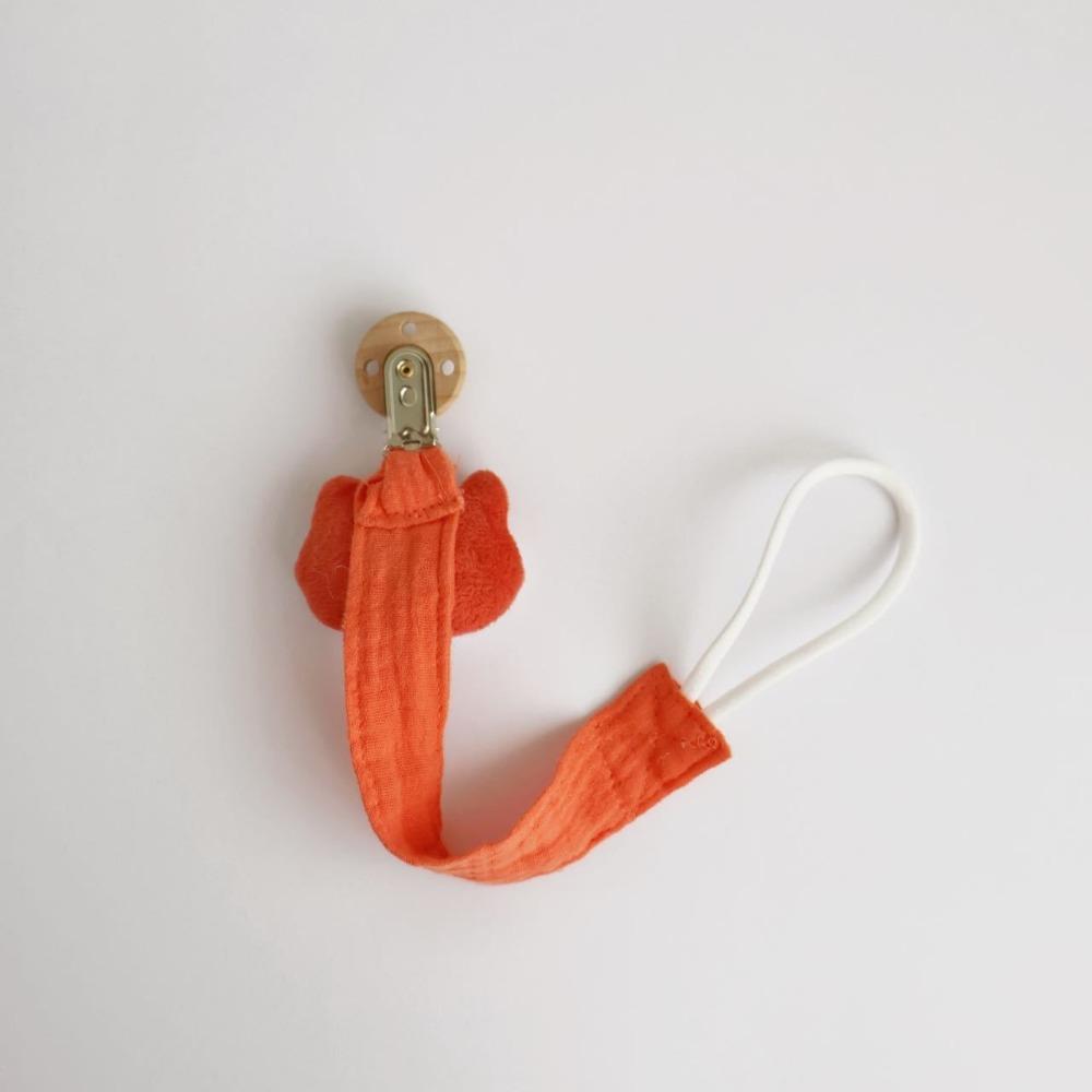 Cartoon Soother Holder Animals Doll Nipple Holder Clips Kawaii Baby Cloth Pacifier Chain  Children