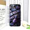 Creative Black Golden Scale Texture Printed Phone Case for iPhone 17 16 12 11 14 13 15 Pro Max Mini XS MAX XR 7 Plus Soft Cover