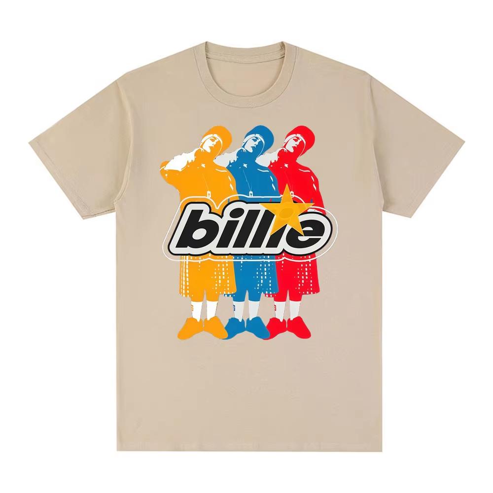 Billie Eilish 2026 Tour Movie 'Hit Me Hard and Soft' Unisex Same Style Polyester Shirt, Summer New Women Fashion Graphic Tshirt