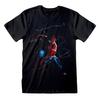 2026 New Deadpool and Wolverine Black Shortsleeved Tshirt Featuring the Double Superhero Pattern