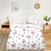 Soft Floral Bedding Set For Kids Girls Adults Leaves Flowers Branch Print Duvet Cover Set Quilt Cover Pillowcases Bedroom Decor