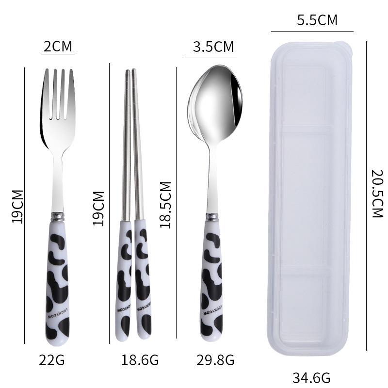 Customizable Stainless Steel Portable Cutlery Set