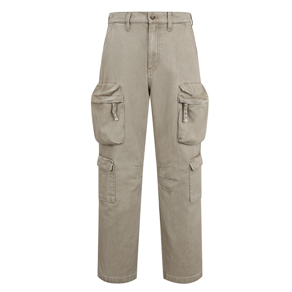 BUCKAROO Cotton Spandex Multi Cargo Pants Beige