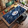 Manchester City Bedrucktes Großes Mauspads, Rutschfeste Weiche Gummi Gaming Schreibtischmatte für Büro Laptop Computer Dekor