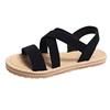 Fashion Women Sandals Summer New Flats Fashion Plus Size 2025 Beach Sandels Outdoor Lightweight Breathable Summer Platform Roman Sandals