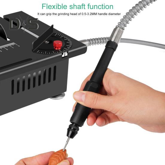 Mini Table Saw with Powerful Motor 6000rpm High Speed Precise Cuts Adjustable Blade Compact Lightweight Design Multifunctional Table Saw Set