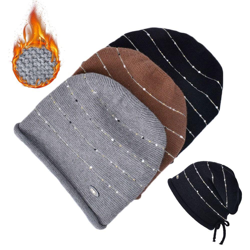Warm Beanies Short Brim Ear Protection Hat Casual Bonnet  Outdoor