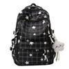 Schoolbag Korean Small Fresh Student Schoolbag Graffiti Versatile Lightweight Large Capacity Travel Backpack Junior High School Backpack Women's Bag