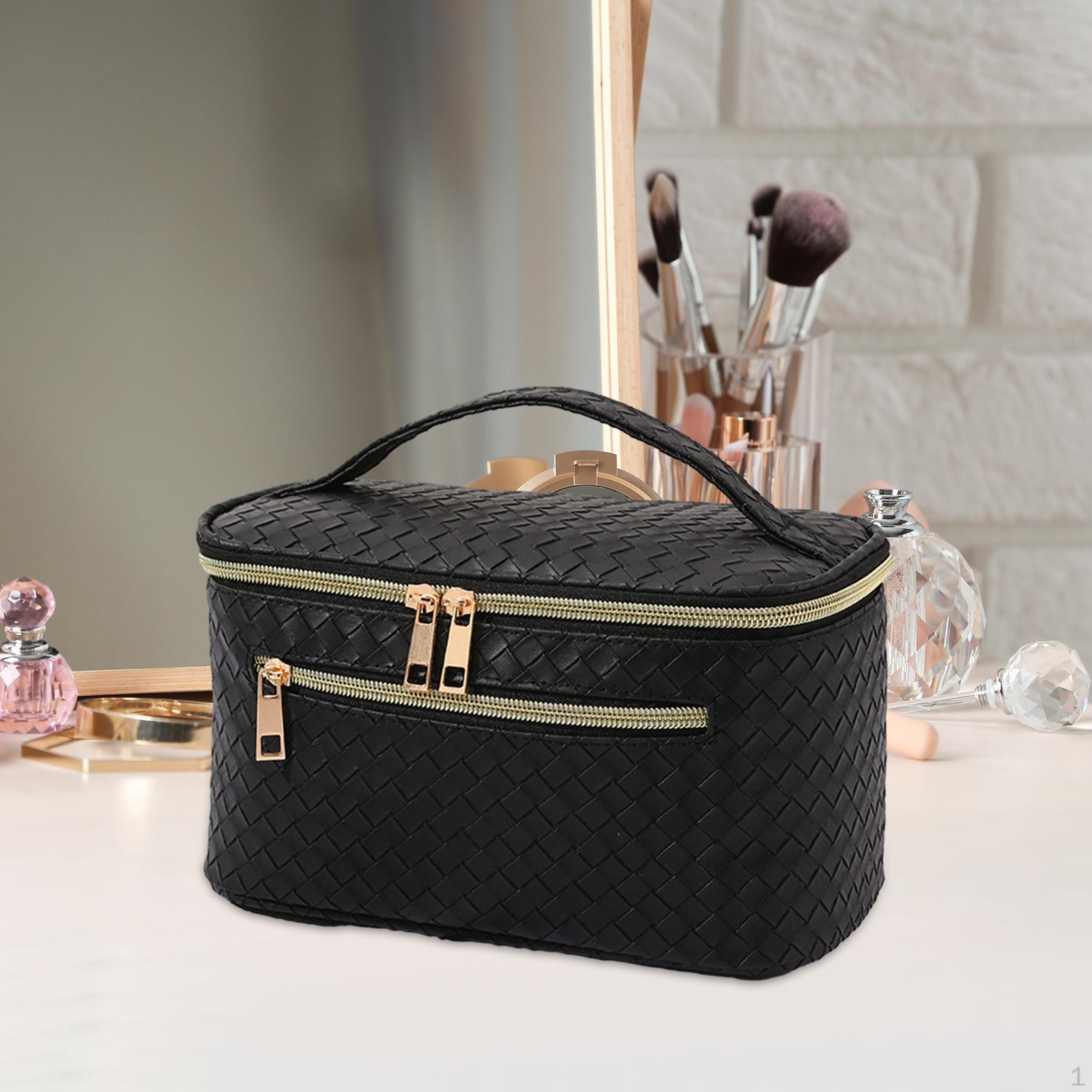 

Косметичка для туалетных принадлежностей, прочный стильный легкий женский органайзер, дорожная косметика чёрный