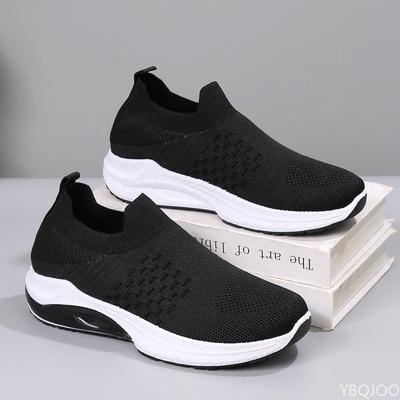 Moda Tendência Esportiva Sapatos Femininos Novo Solado Macio Malha Respirável Casual Versátil Confortável Vulcanizado Sapato Único Zapatos De Mujer