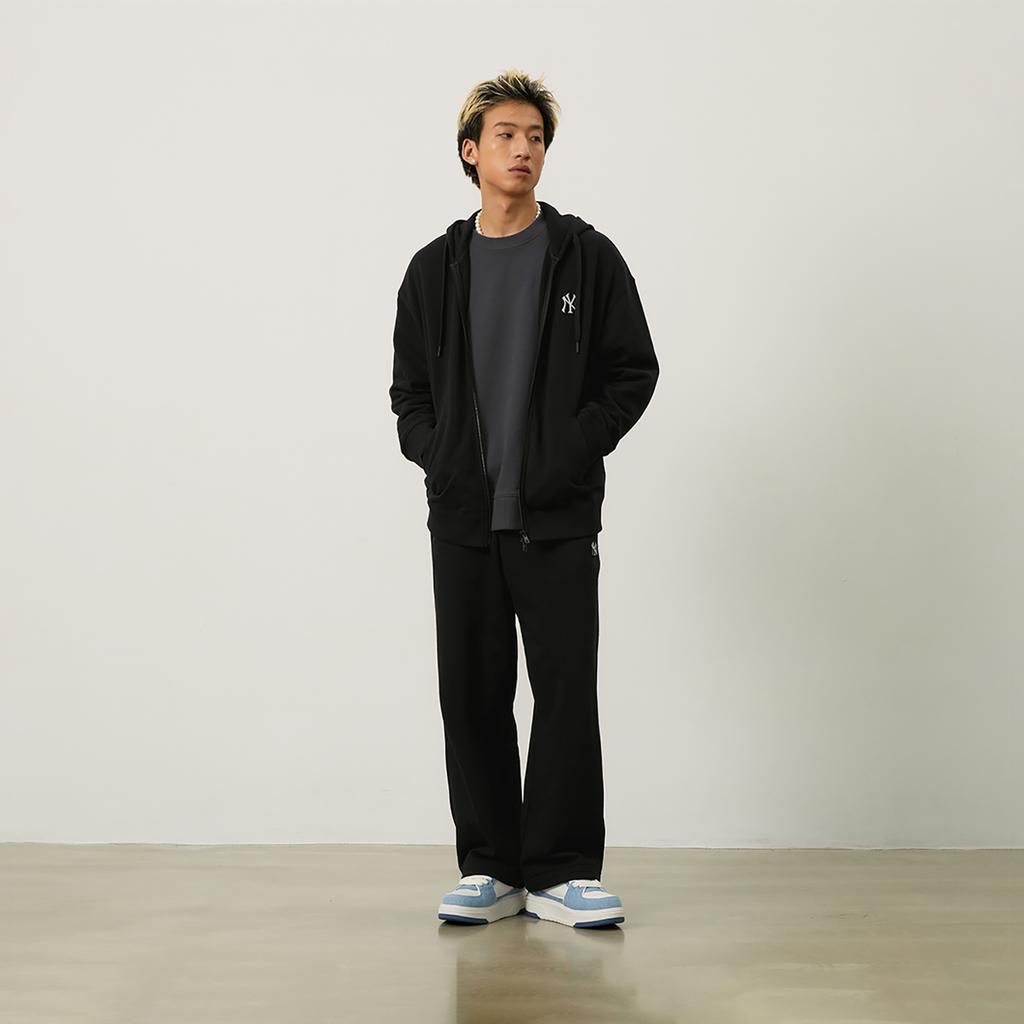 New MLB New York Yankees Basic Collection 24FW Sweatshirt Unisex Black 3ATRB0144-50BKS