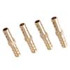 Brass Fitting Hose Barb Tail Reducer Reducing Plug Connector (8mm-8mm 4pcs)