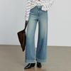 Chuyu Women's Retro Wide-Leg Loose Jeans