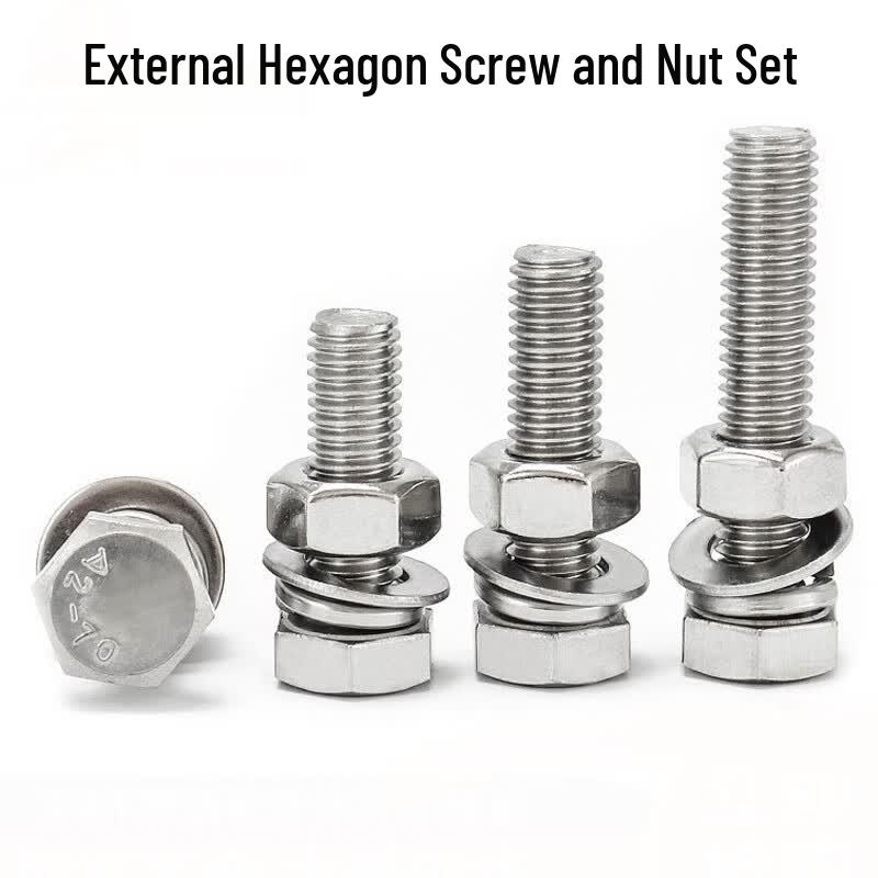 Shangrui 304 Stainless Steel Hex Bolt & Nut Set
